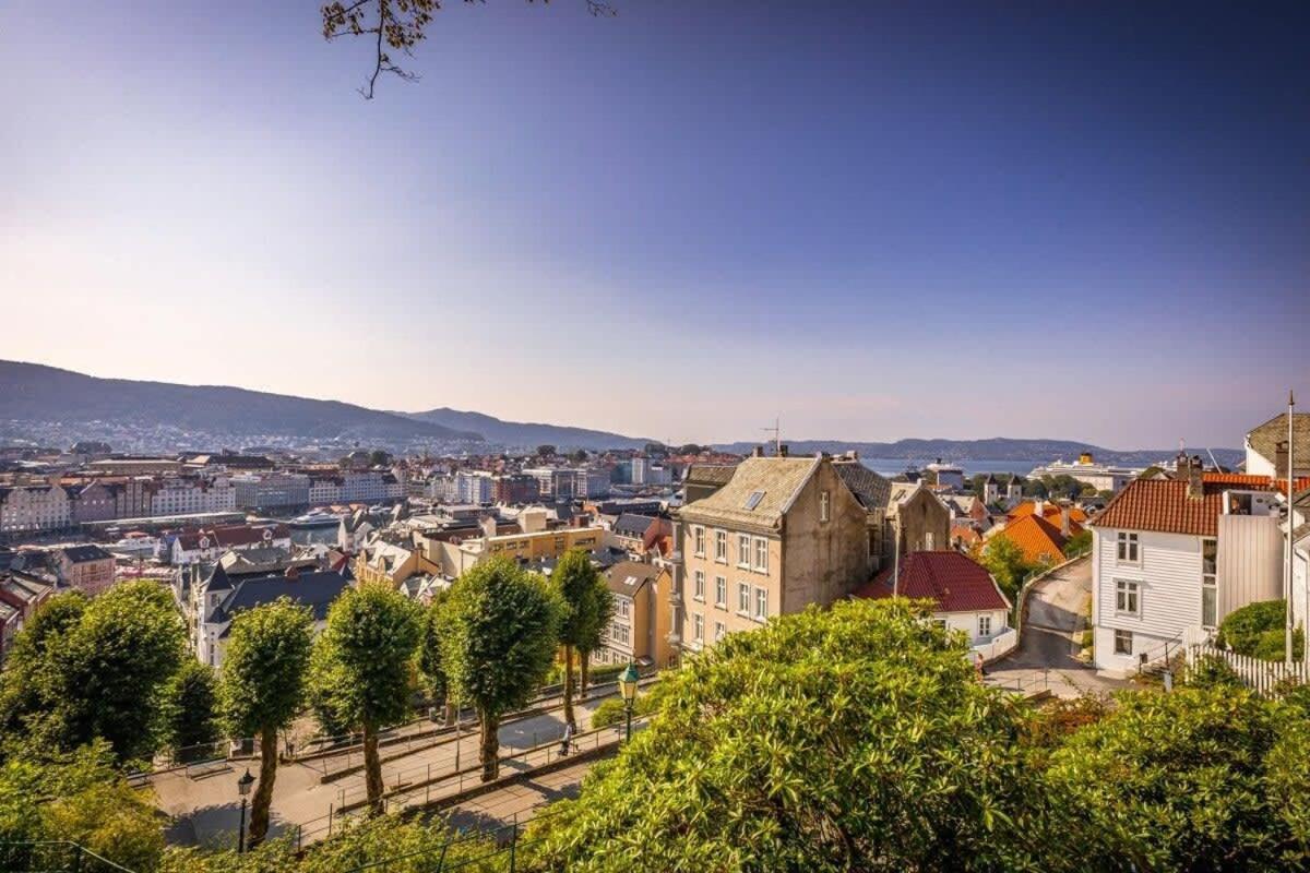 Dinbnb Apartments I 350M To Bryggen I Renovated 2023 I Quiet Top Apart 베르겐 외부 사진